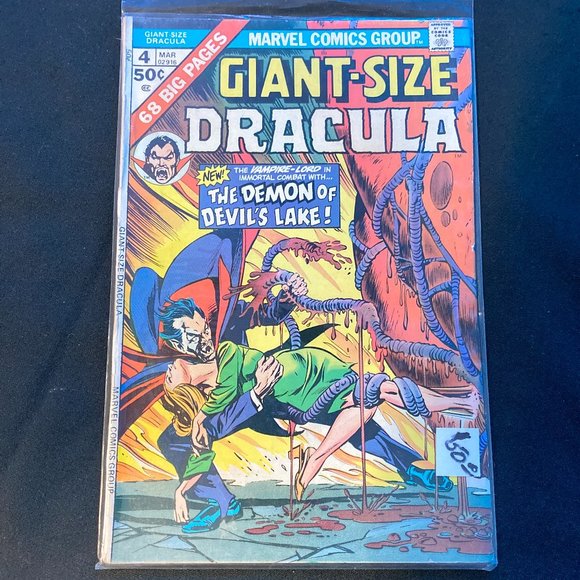 DRACULA MARVEL COMICS #4 - Picture 1 of 1